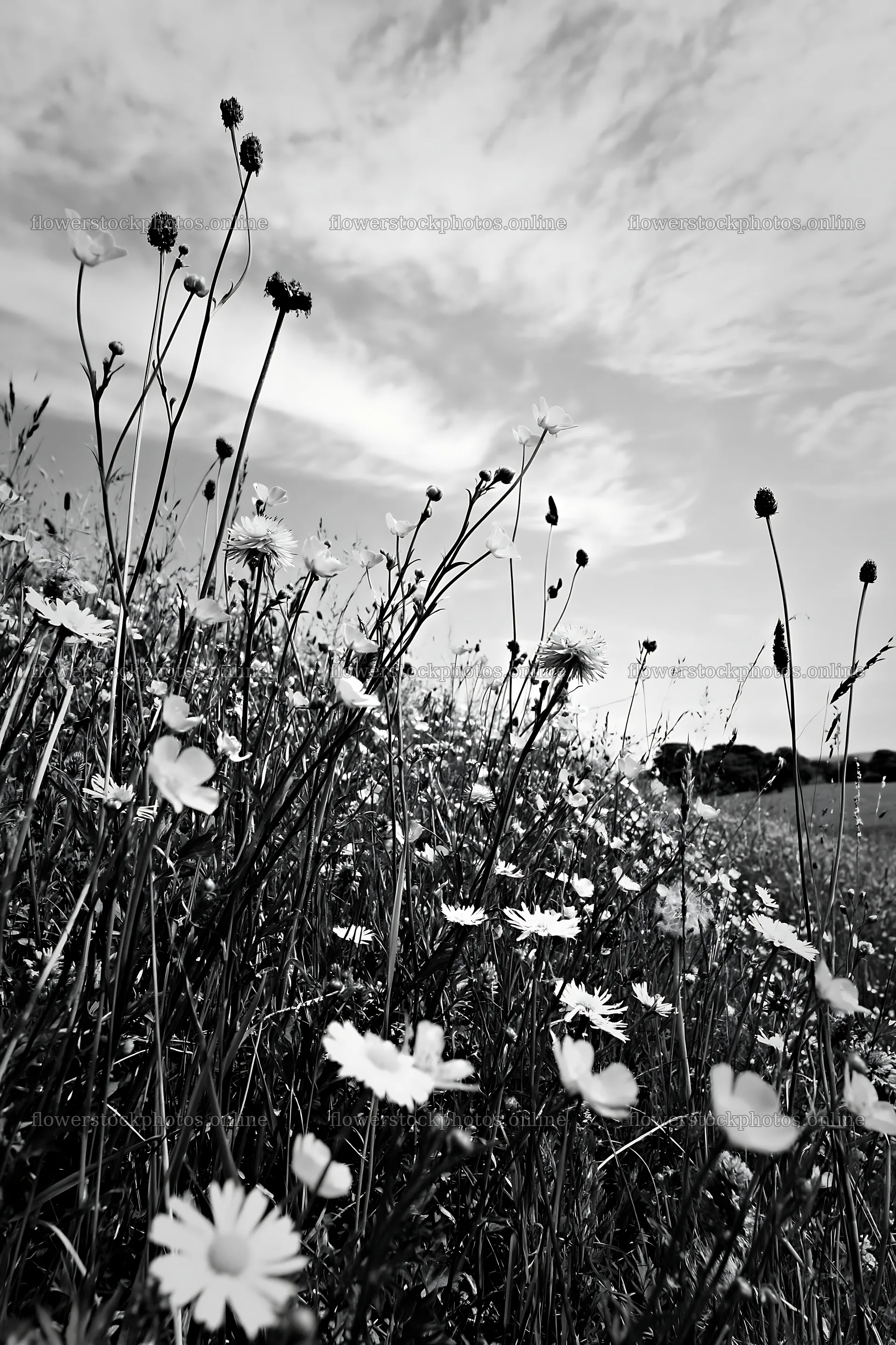 Buttercup hay meadow in Yorkshire Dales – flower stock photos 6480x9722
