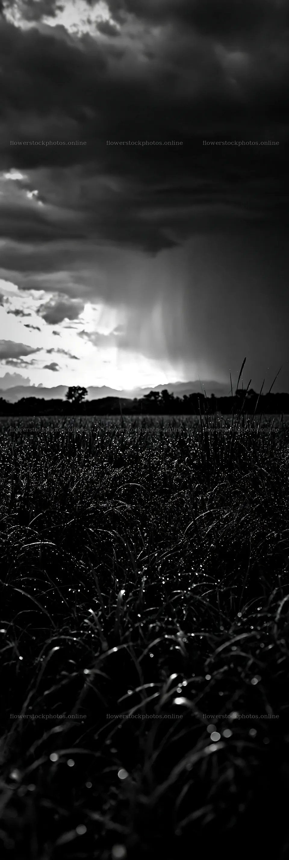 Niigata floodplain restoration meadow dew foreground – flower stock photos 4602x13690