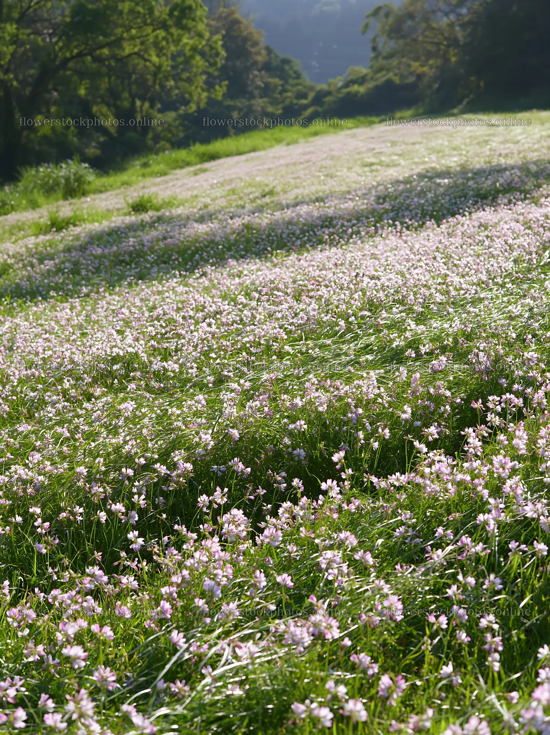 Fukuoka spring meadow fallen blossom foreground shows blooming flowers – flower stock photos 6866x9174
